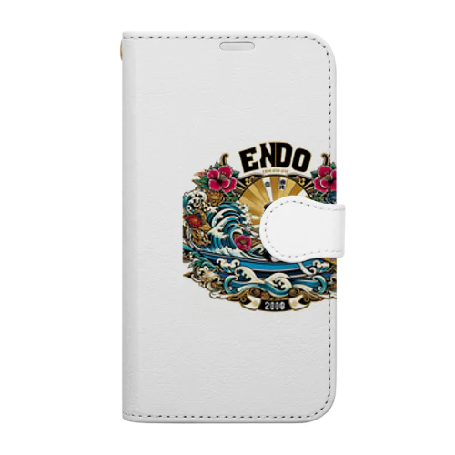 えんどうちゃん Book-Style Smartphone Case