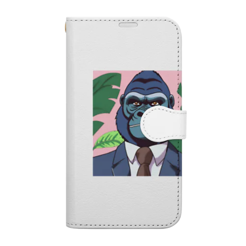 サラリーマン・ゴリラ Book-Style Smartphone Case