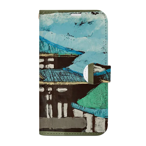 奈良　大仏殿 Book-Style Smartphone Case