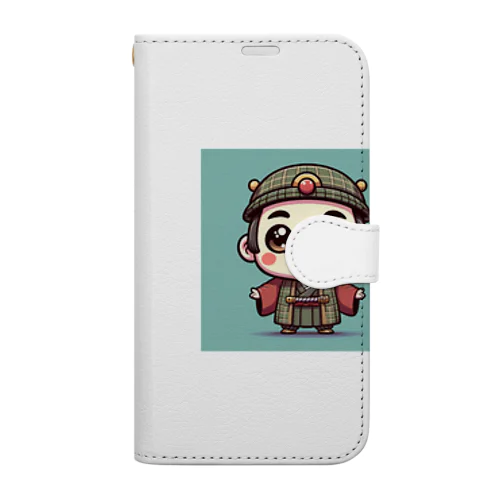 デフォルメ利家君 Book-Style Smartphone Case