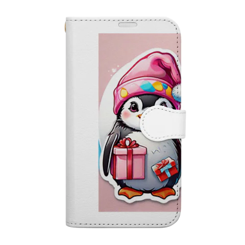 ペンギンの子（ペン子） Book-Style Smartphone Case