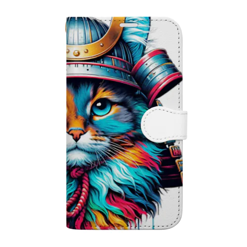 猫武者 参上！ Book-Style Smartphone Case