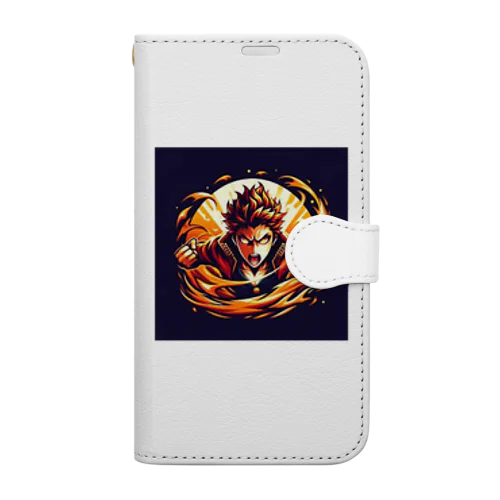 熱血アニメキャラクター オリジナルイラストグッズ Book-Style Smartphone Case