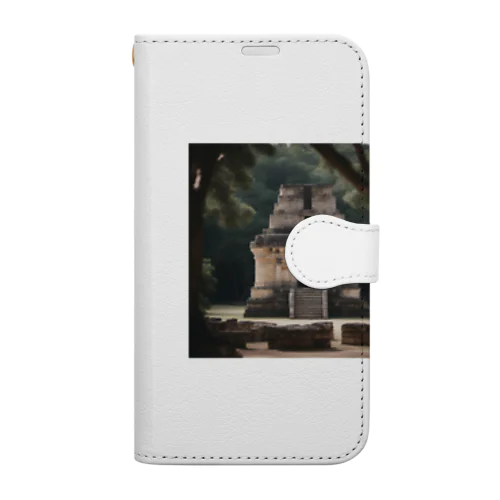 メキシコのチチェン・イッツァ遺跡 Book-Style Smartphone Case