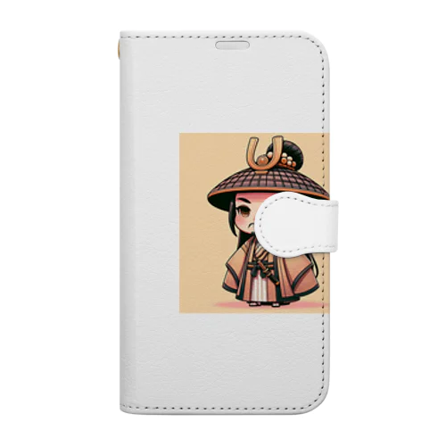 デフォルメ足利義政君 Book-Style Smartphone Case