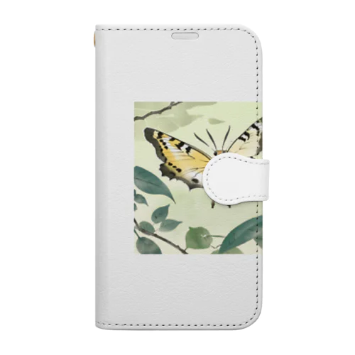 鹿と蝶の融合　その七 Book-Style Smartphone Case
