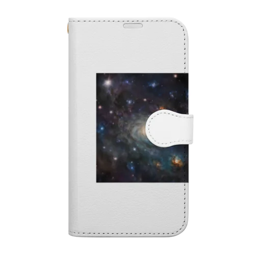 神秘的な宇宙のグッズ Book-Style Smartphone Case