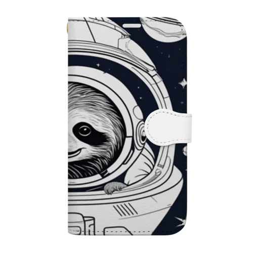 宇宙旅行ナマケモノ Book-Style Smartphone Case