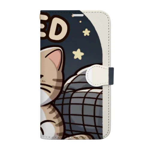 Tired cat7 Book-Style Smartphone Case