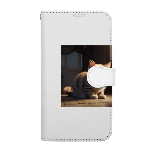 可愛い猫ちゃん Book-Style Smartphone Case