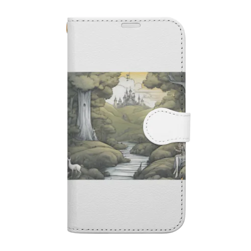 ファンタジー風景 Book-Style Smartphone Case