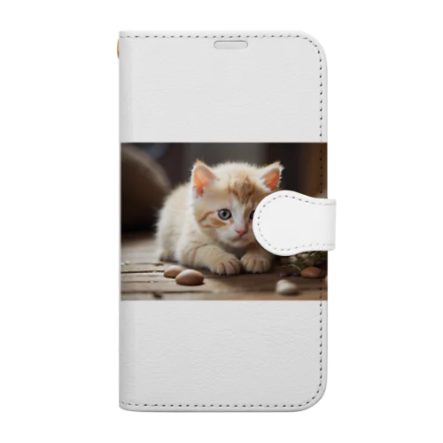 癒しの猫ちゃん Book-Style Smartphone Case