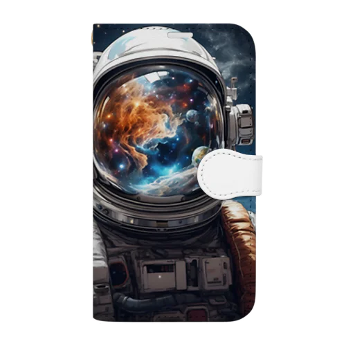 宇宙を視る Book-Style Smartphone Case