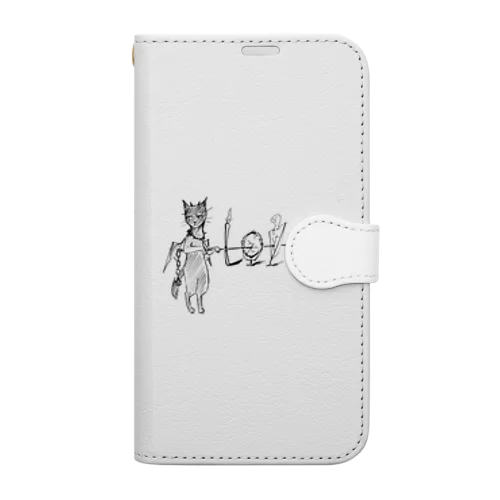 黒ネコのツンデレ愛🐈‍⬛ Book-Style Smartphone Case