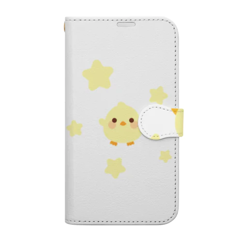 かわいい鴨マグカップ ひな鳥マグカップ ひよこマグかわいい黄色い鳥カップ Book-Style Smartphone Case