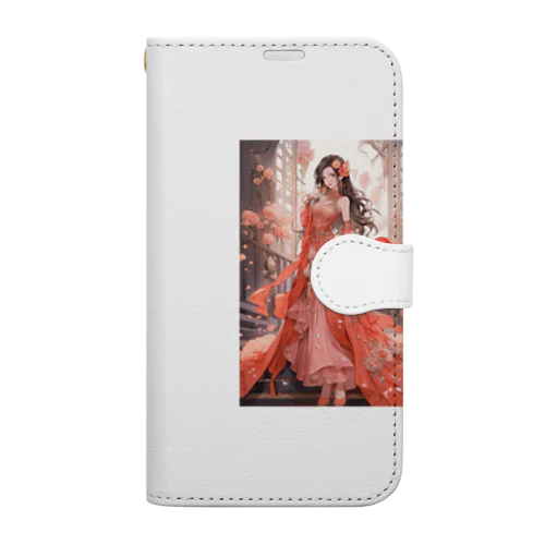 素敵なドレスでパーティ　sanae 2074 Book-Style Smartphone Case