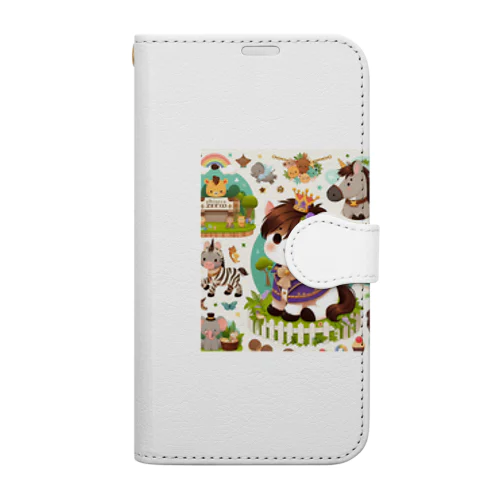 ゆかいなZOO Book-Style Smartphone Case