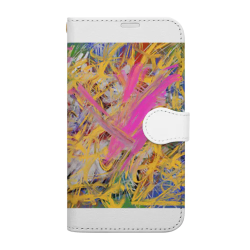 abstract Book-Style Smartphone Case