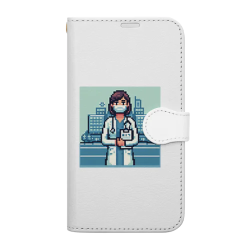 ドット絵女医 Book-Style Smartphone Case