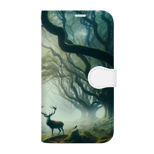 神秘の森の主 Book-Style Smartphone Case