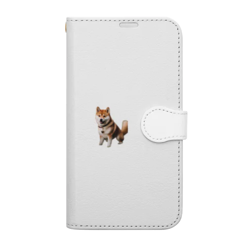 キュートで活発な柴犬 Book-Style Smartphone Case