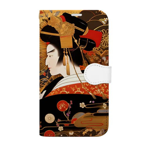 聖徳太子絵伝金蒔絵　Tomoe bb 2712 Book-Style Smartphone Case