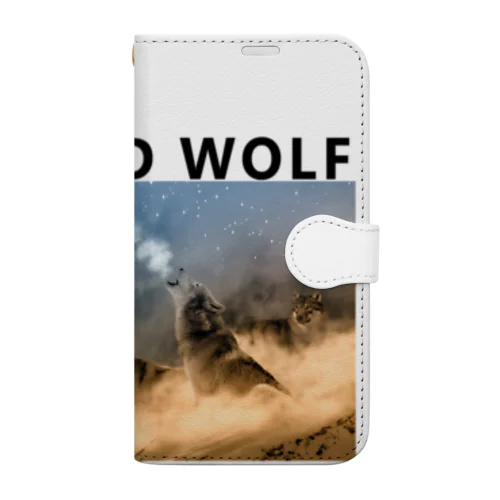 PROUD WOLF Book-Style Smartphone Case