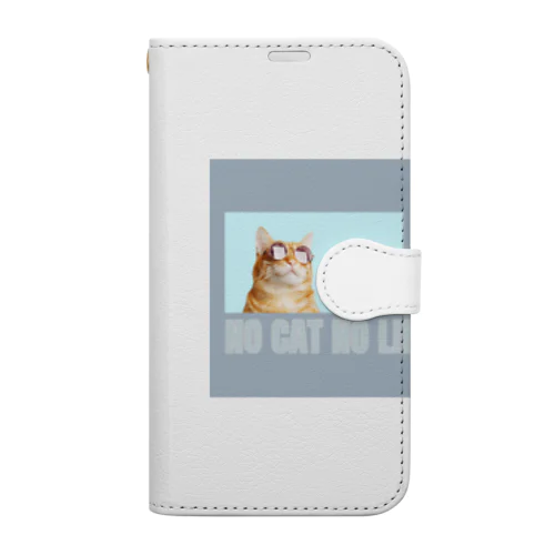 サングラス猫 Book-Style Smartphone Case