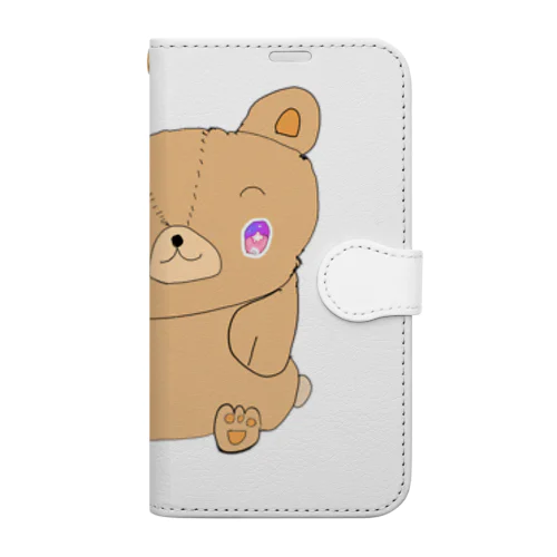 クマちゃんのぬいぐるみ🐻 Book-Style Smartphone Case