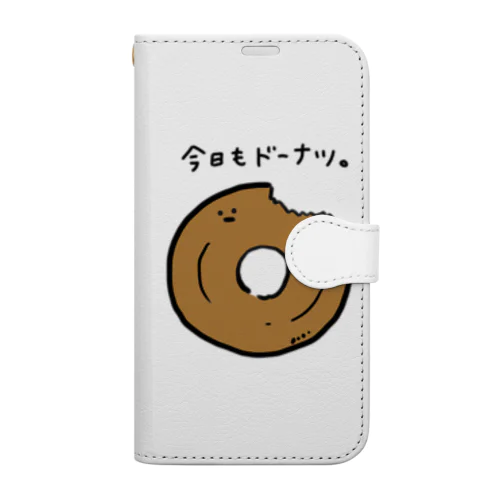 今日もドーナツ。 Book-Style Smartphone Case