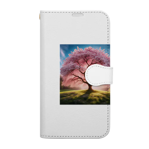 桜の木 Book-Style Smartphone Case