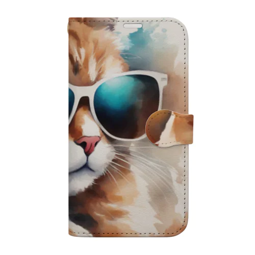 ワイルドキャット Book-Style Smartphone Case