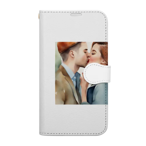 「恋人のキス」 Book-Style Smartphone Case