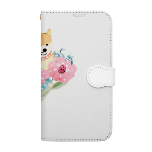 花束としばまる Book-Style Smartphone Case