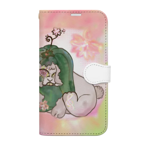 3月うさぴー🌸-3 Book-Style Smartphone Case