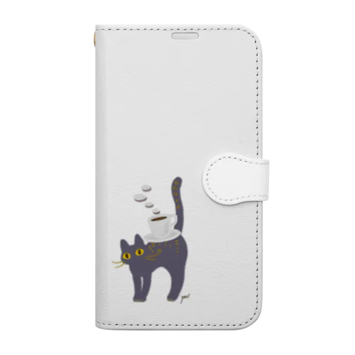 noraneko  野良猫コーヒー Book-Style Smartphone Case