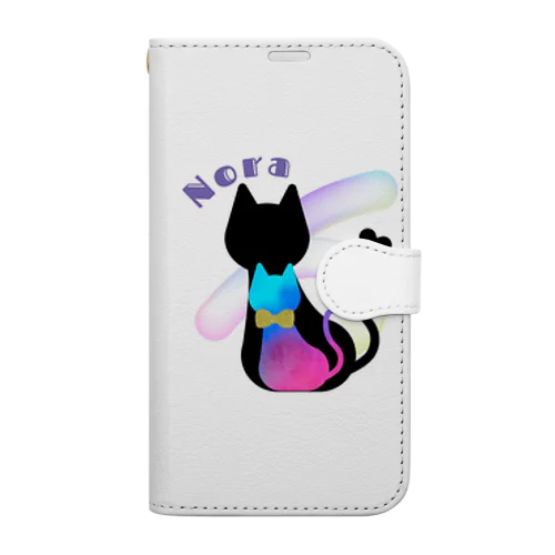 NORA猫🐈‍⬛🐾 Book-Style Smartphone Case