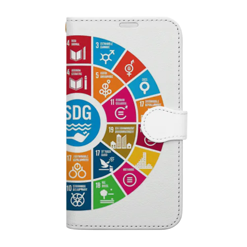 SDGs（持続可能な開発目標） 手帳型スマホケース