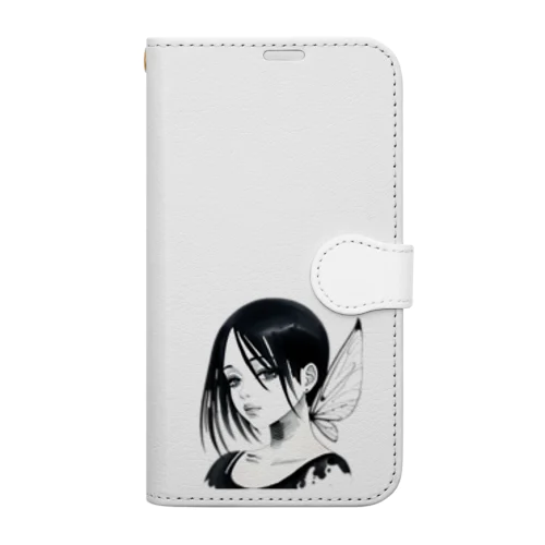 インクの女の子 Book-Style Smartphone Case