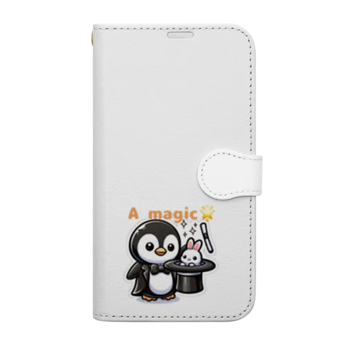 おめかしPenguin、魔法使いになる。 Book-Style Smartphone Case