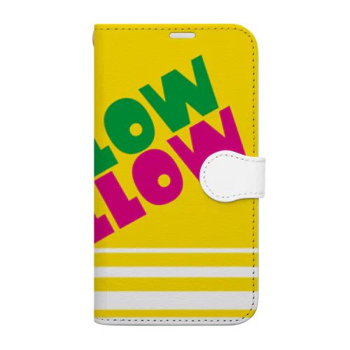 MELLOW YELLOW  手帳型スマホケース