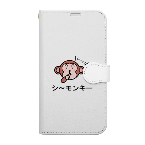 シ～モンキー Book-Style Smartphone Case