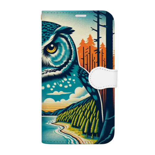 The Owl's Lament for the Disappearing Forests Book-Style Smartphone Case