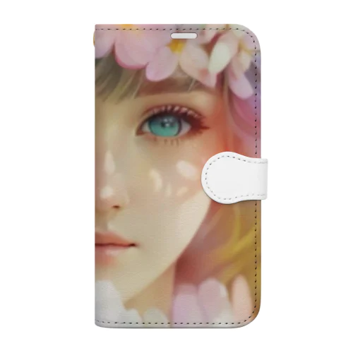 希望と愛と癒しの時を💖 Book-Style Smartphone Case