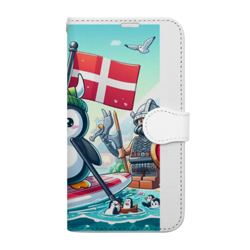 旅するペンギン　デンマークでSUP！ Book-Style Smartphone Case