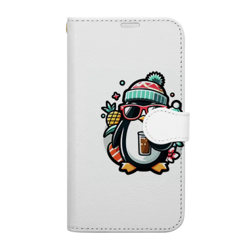 サングラスペンギン Book-Style Smartphone Case