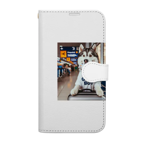 搭乗口を目指すGOOD BOY Book-Style Smartphone Case