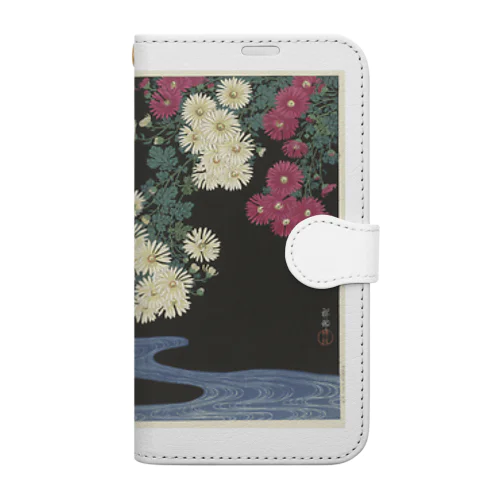 菊と流水 (1925 - 1936) Book-Style Smartphone Case