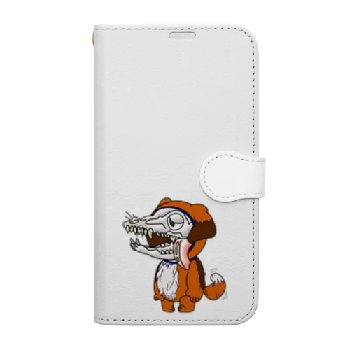 干支No.11　パリピドッグ Book-Style Smartphone Case