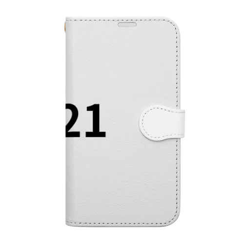 日付グッズ　11/21 バージョン Book-Style Smartphone Case